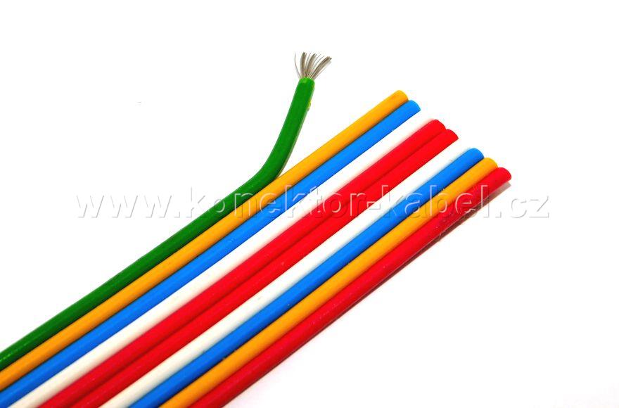 Plochý kabel VFL 10 x 0,35mm2, barevný, PVC 