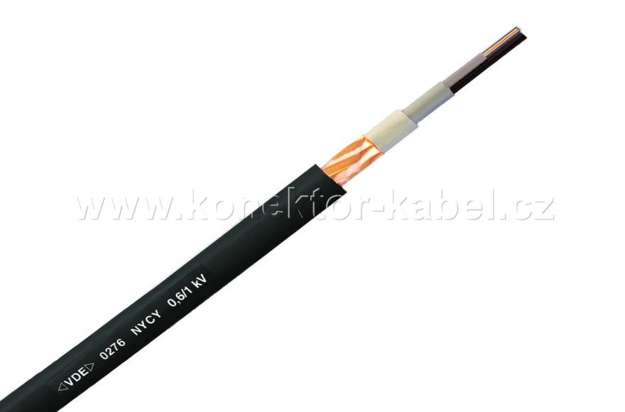 NYCY 2x4 RE / 4 mm2, PVC, černý