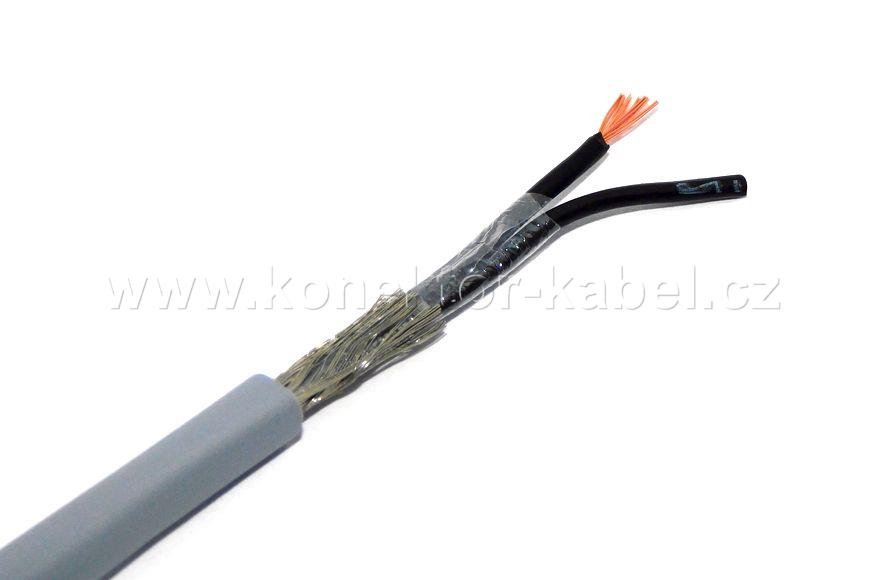 F-C-PURÖ-JZ 2x0,5 mm2, stín., OD 5,6 mm, PUR, šedý