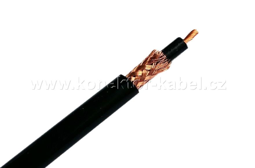 RG-58 C/U, lanko, 4,95mm, 50 Ohm, SILIKONový