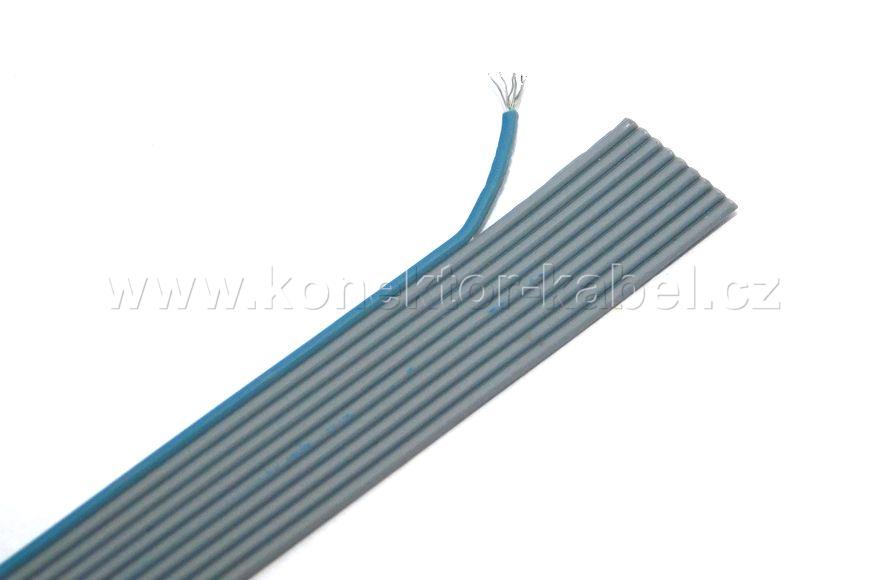 Plochý kabel AWG 28-10G, RM 1 mm, šedý, Amphenol