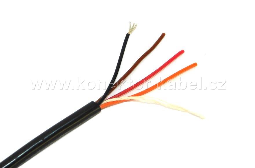 LIYY 4x0,25 mm2, nestíněný, černý, UL2464/1061 Met