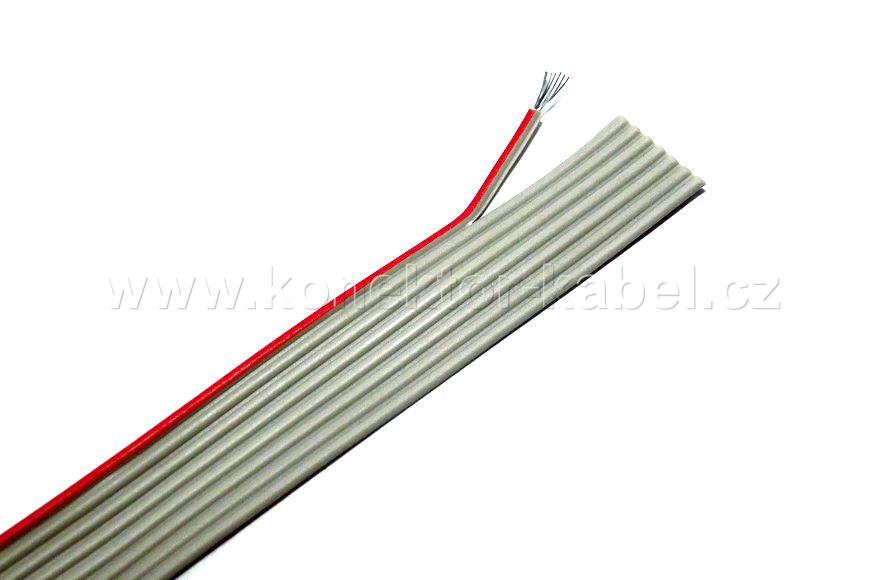 Plochý kabel AWG 28-8G, RM 1,27mm, UL Style 2651