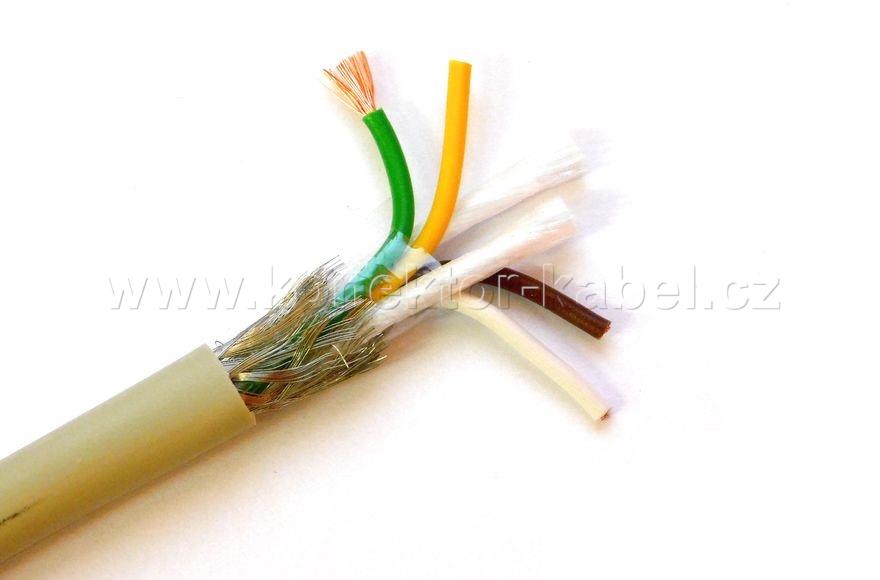 LIYCY TP 2x2x1,0 mm2, stíněný, OD 9,0 mm, šedý