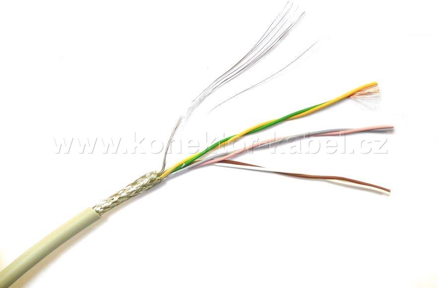 LIYCY TP 3x2x0,75 mm2, stín., OD 9,4 mm, PVC, šedý
