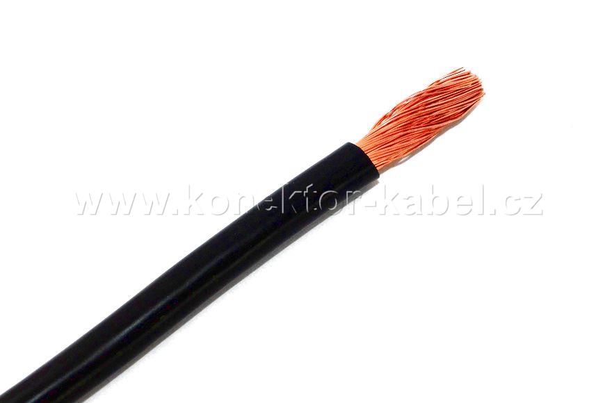 H07V-K 16mm2, lanko, černá, PVC
