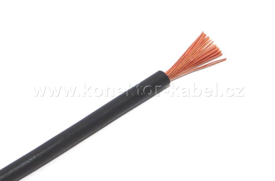 H07V-K 2,5mm2, lanko, černá, PVC