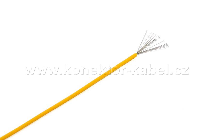 LIYV 0,14mm2, lanko, žlutá, PVC, HELUKABEL
