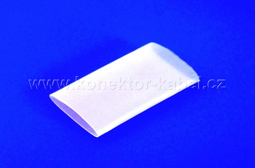 Bužírka smršťovací 12,0 / 4 mm, transp., lepidlo