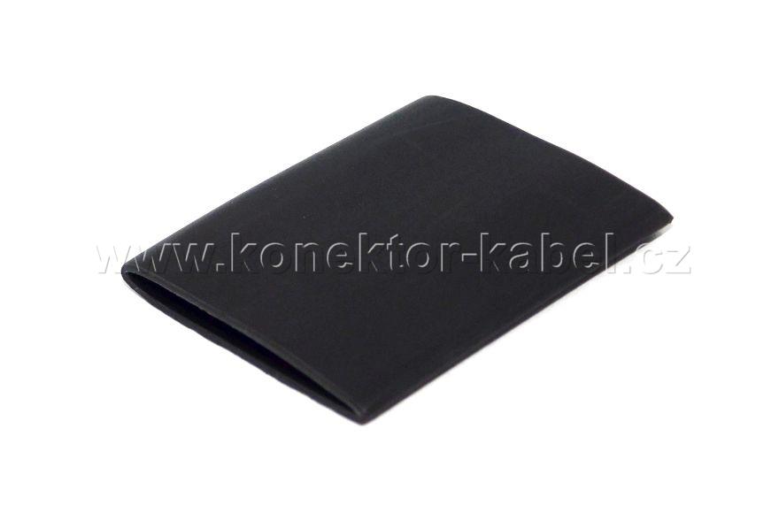 Bužírka smršťovací 19,0 / 6,0 mm, černá, lepidlo