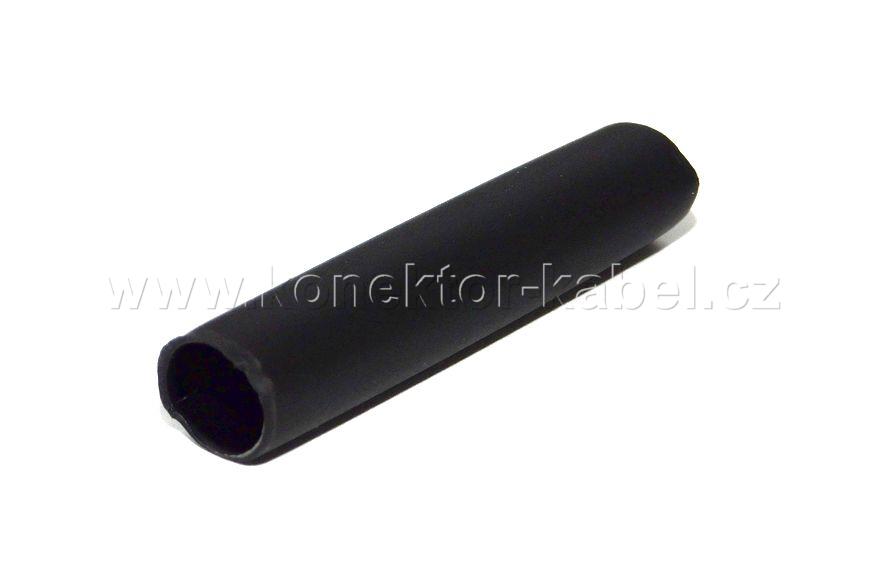 Bužírka smršťovací 6,0 / 2,0 mm, černá, lepidlo