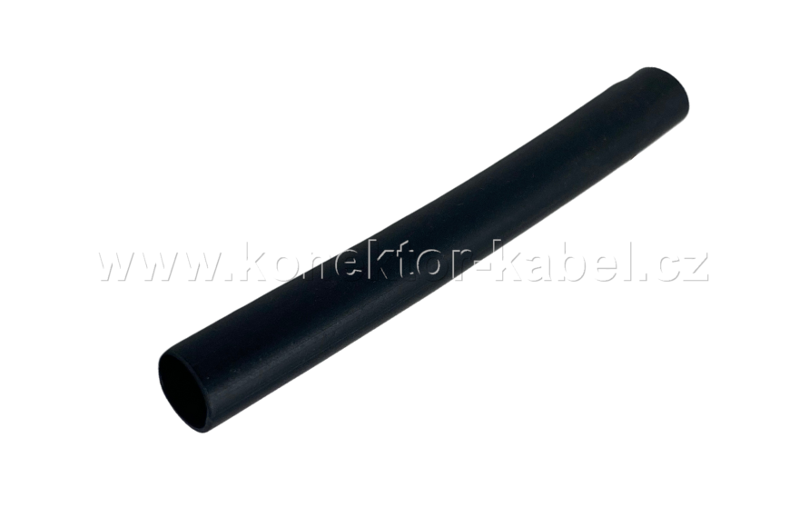 Bužírka PVC 7,0 / 0,5 mm, černá 