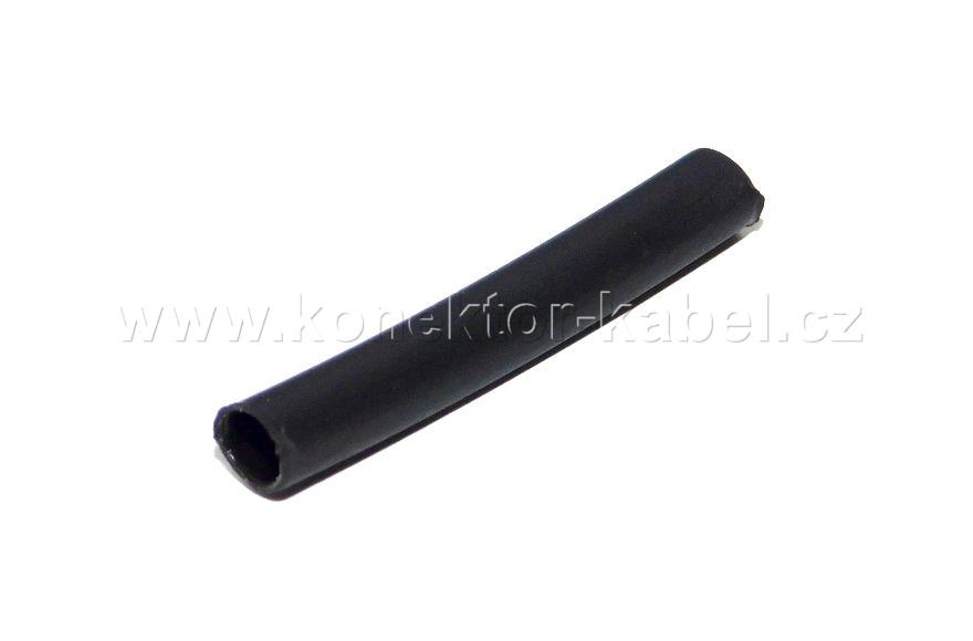 Bužírka smršťovací 3,0 / 1,0 mm, černá, lepidlo