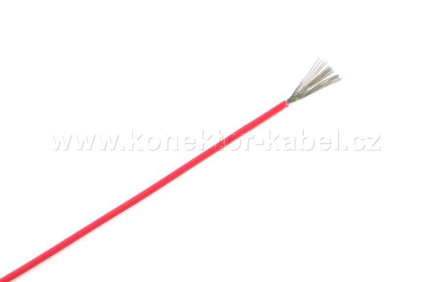 RAYCHEM 44A0111 AWG 26, lanko, rudá, PVDF