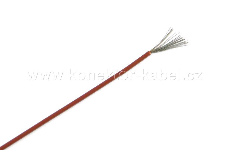 RAYCHEM 44A0111 AWG 26, lanko, hnědá, PVDF