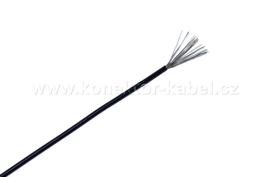 RAYCHEM 44A0111 AWG 26, lanko, černá, PVDF