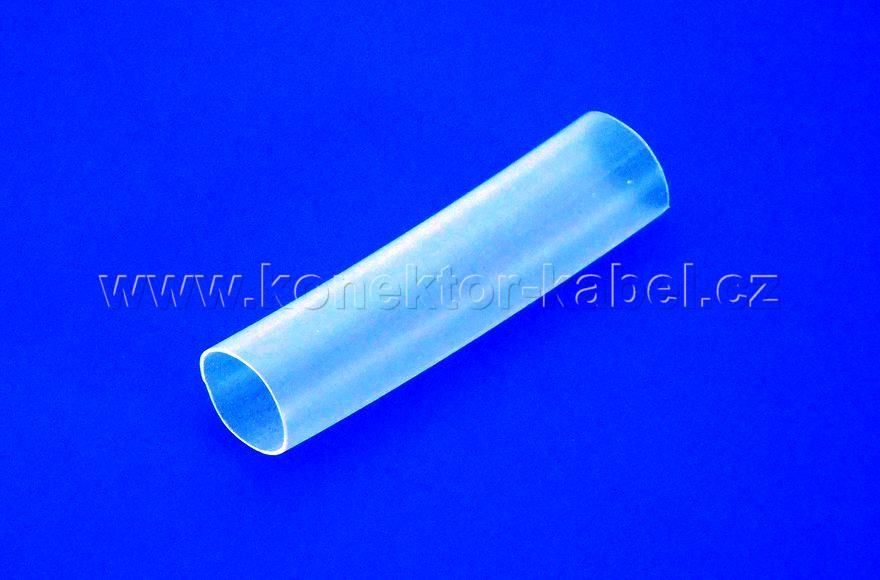 Bužírka smršťovací 6,4 / 3,2 mm, transparentní