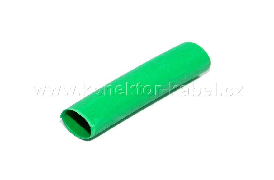 Bužírka smršťovací 6,4 / 3,2 mm, zelená
