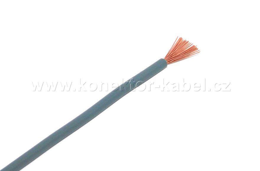 FLRY-B  1,5mm2, lanko, šedá, PVC