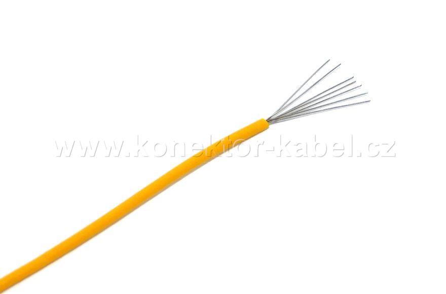 UL/cUL Style 1061, AWG 28, lanko, žlutá