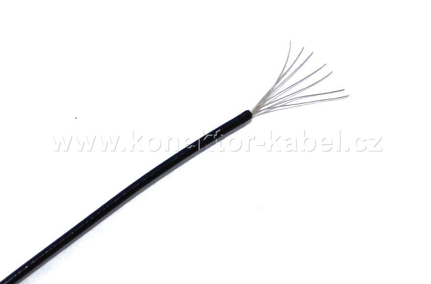UL/cUL Style 1061, AWG 28, lanko, černá