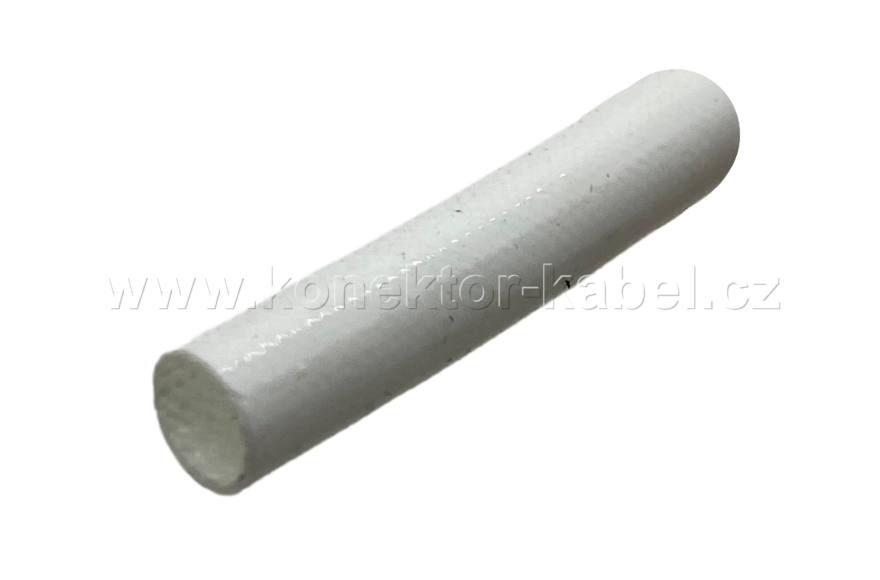 Bužírka silikon. 6,0 mm, 4kV, bílá
