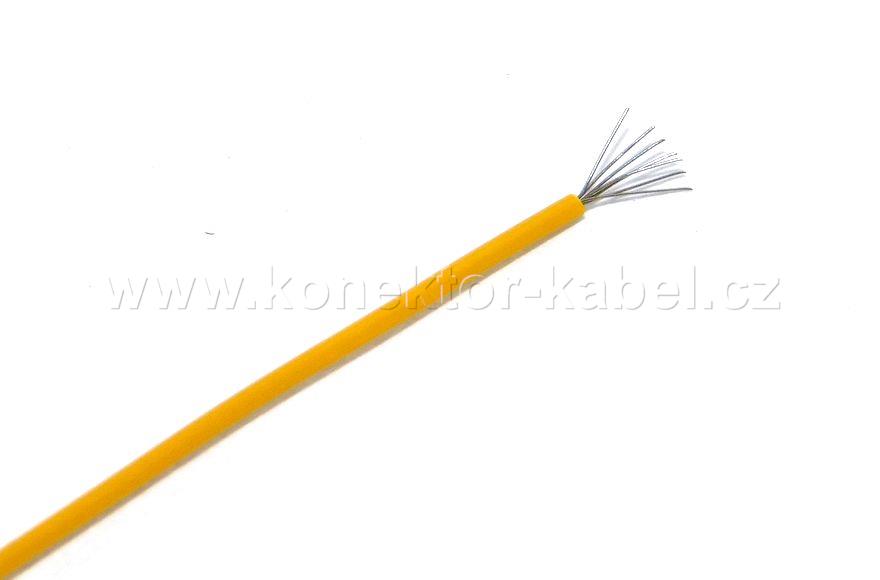 UL/cUL Style 1571, AWG 30, lanko, žlutá