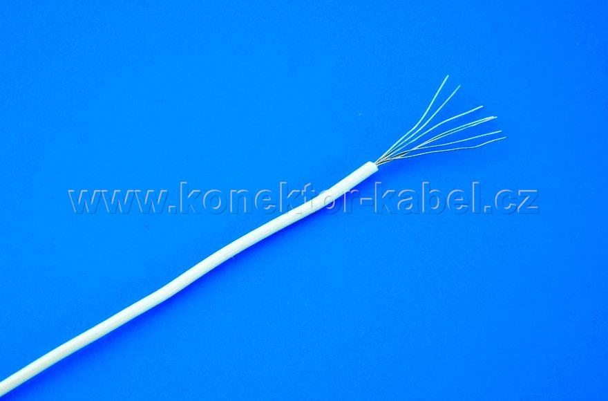 UL/cUL Style 1571, AWG 30, lanko, bílá
