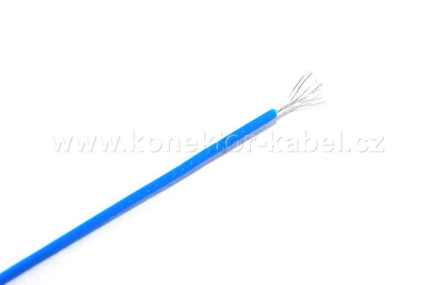 PTFE, AWG 32, lanko, modrá, Alpha Wire