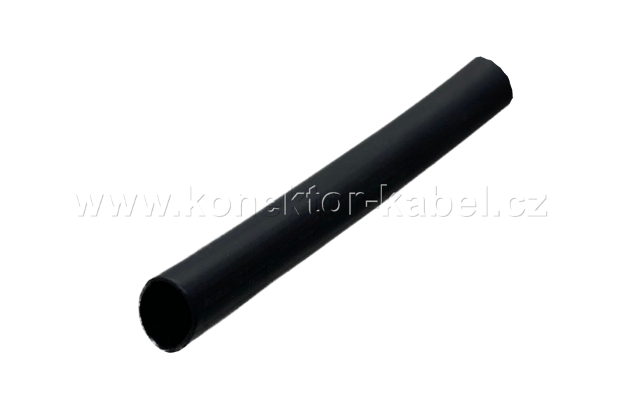 Bužírka PVC 5,0 / 0,5 mm, černá