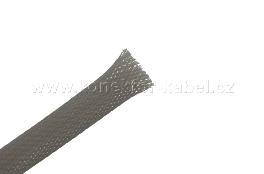 Bužírka - polyester. návlek, 8 - 17 mm, šedá
