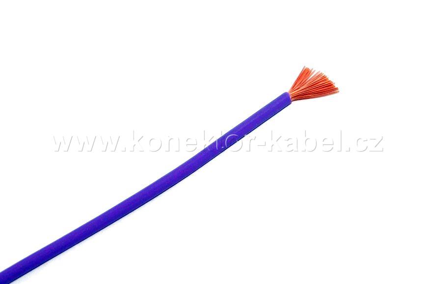 FLRY-B  1,5mm2, lanko, fialová, PVC