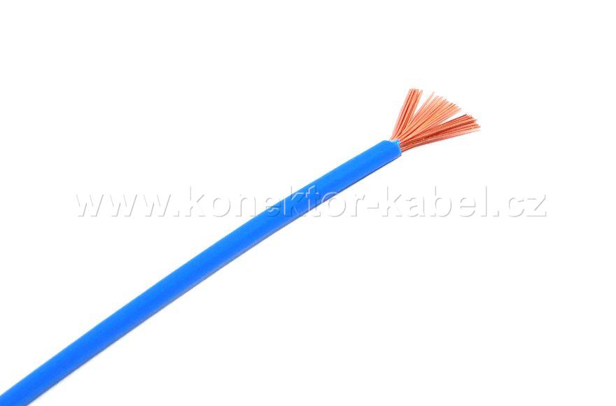 FLRY-B  1,5mm2, lanko, modrá, PVC