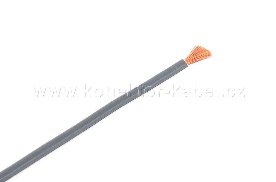 FLRY-B  2,5mm2, lanko, šedá, PVC