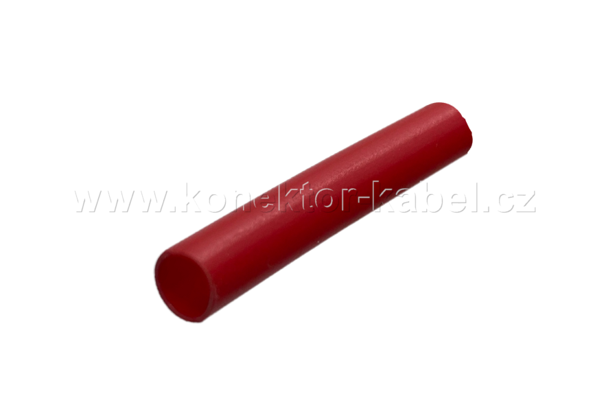 Bužírka PVC 5,0 / 0,5 mm, rudá