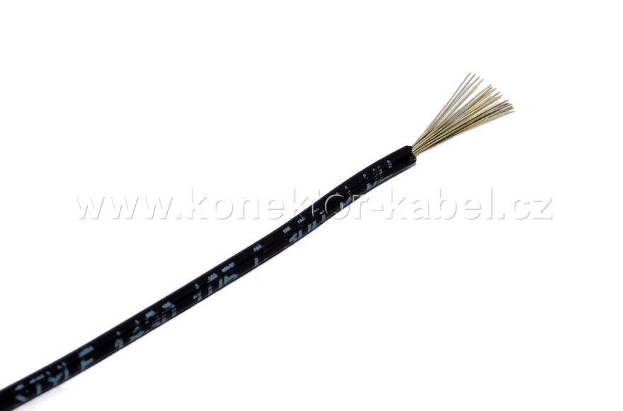 UL/CSA Style 1430, AWG 20, lanko, černá, PVC