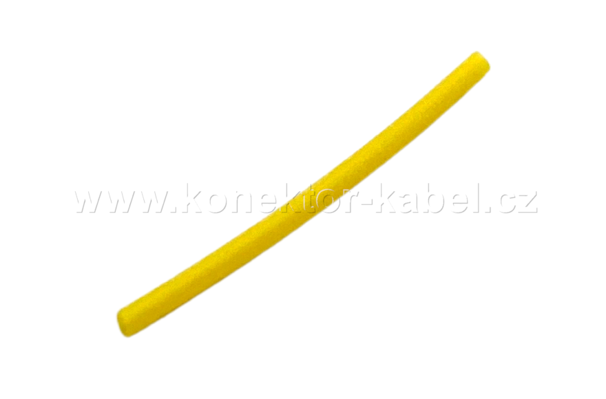 Bužírka silikon. 0,8 / 0,2 mm, žlutá, PROPS