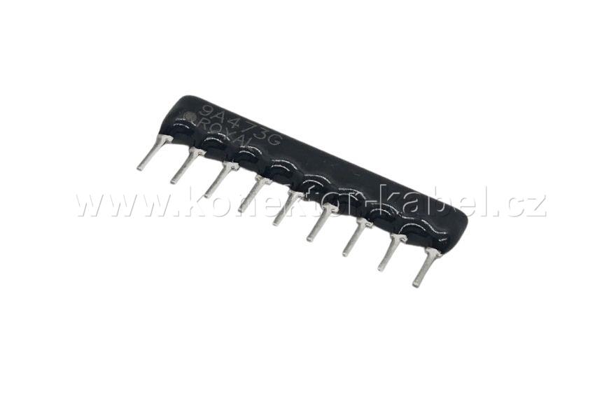 Rezistorová síť 8x47k THT 9pin 2%