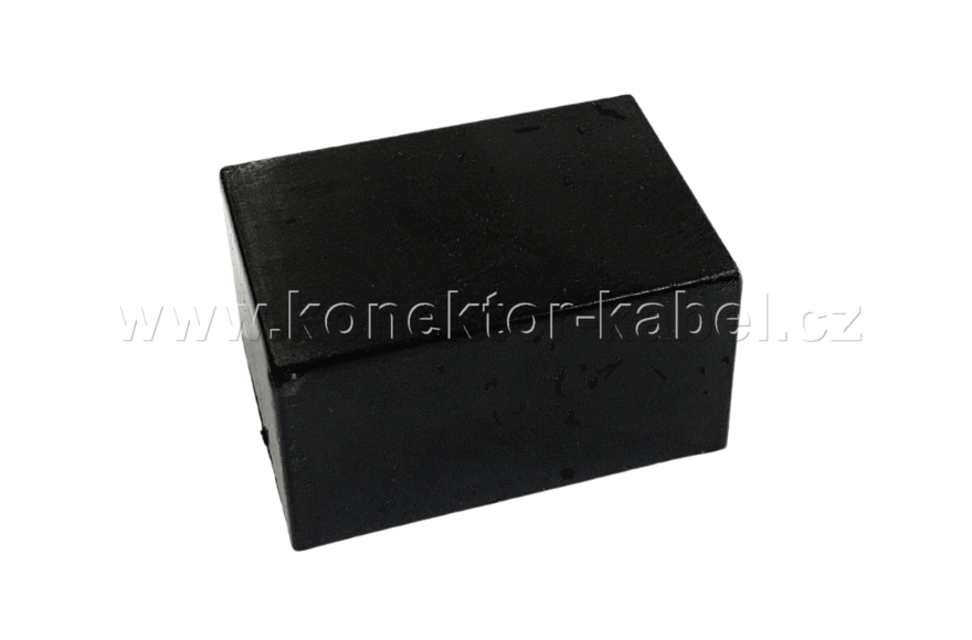 Krabička plastová černá KP 63