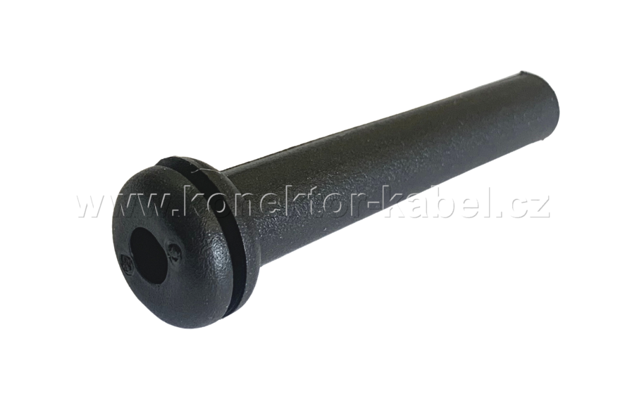 Vývodka kabelová, otevřená s límcem, 5,1 mm