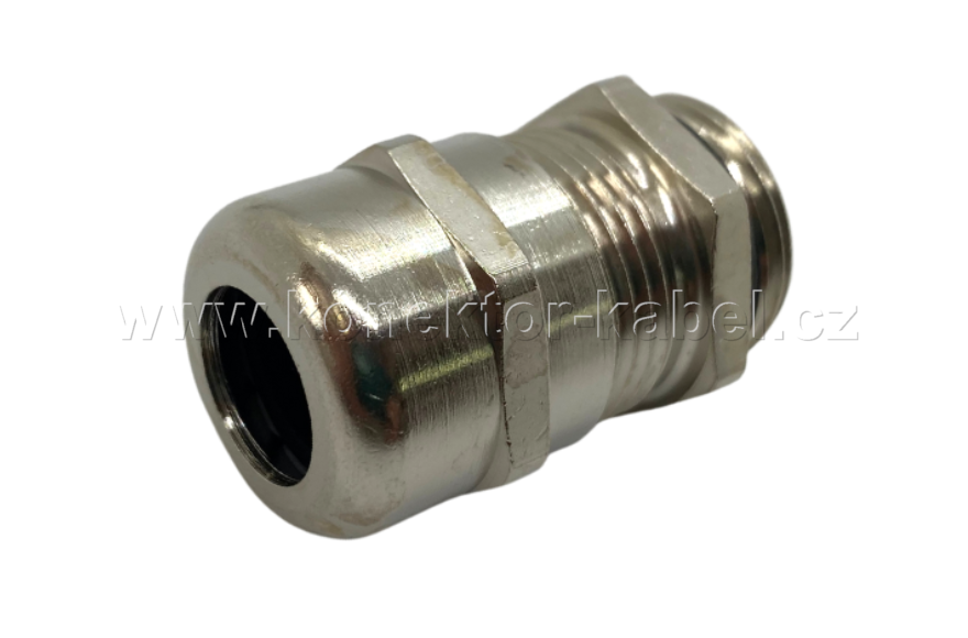 Průchodka kabelová, M20x1,5, kovová, HELU