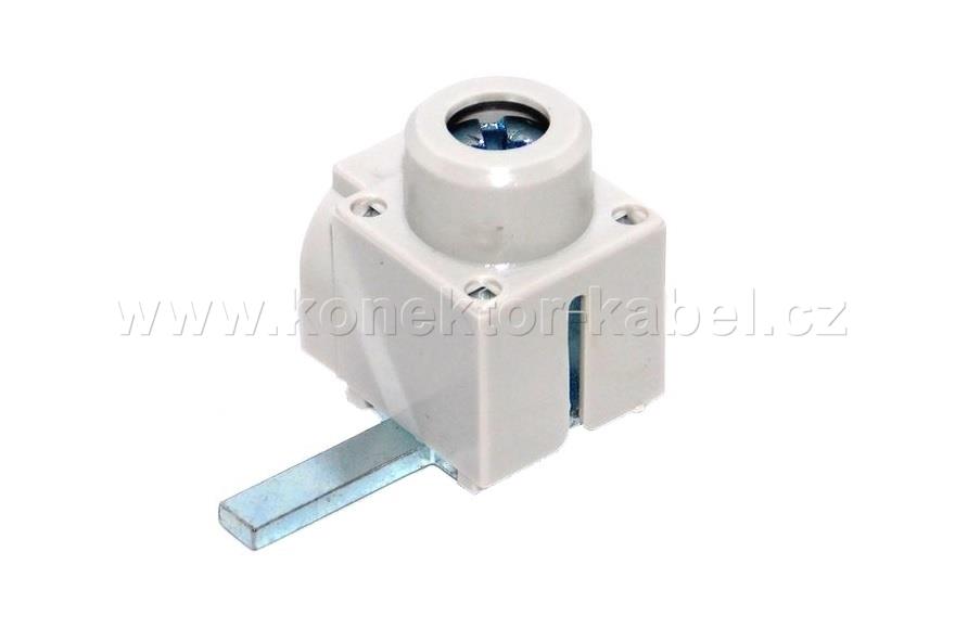 Svorka připojovací 50 mm2, izolovaná, úhlová