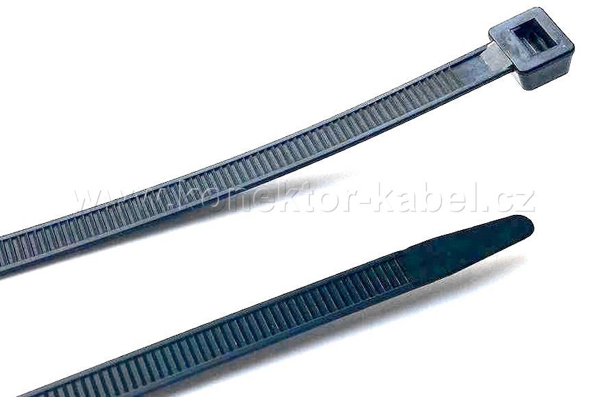 Stahovací pásek 7,8 x 365 mm, černá, UV