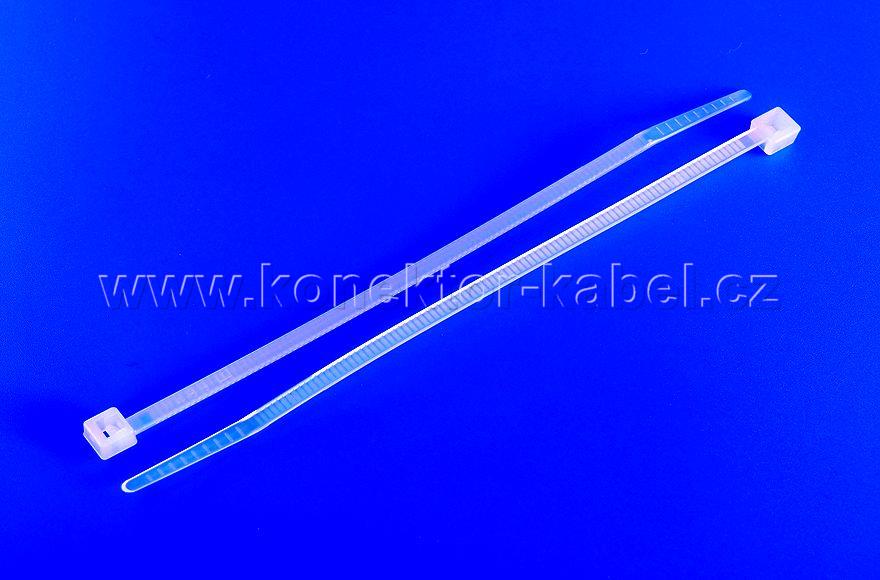 Stahovací pásek 2,5 x 98 mm, přírodní