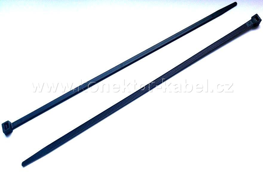 Stahovací pásek 4,8 x 250 mm, černá