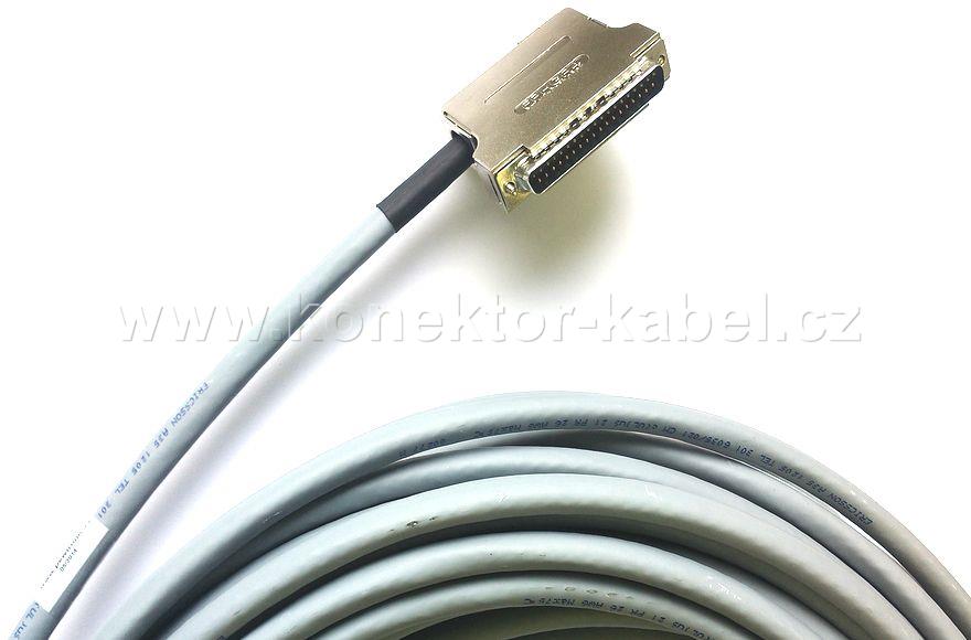 D-SUB37/M - 8xE1 16x2x0,4 (20,0 m) - volný konec