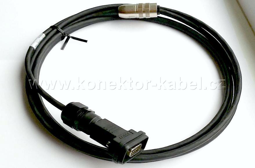 D-SUB/9M - S/FTP (3,0 m) - DIN/F8, BUS kabel, RET