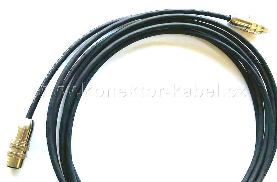 DIN/M8 - S/FTP (5,0 m) - DIN/F8, BUS AISG 2.0, RET