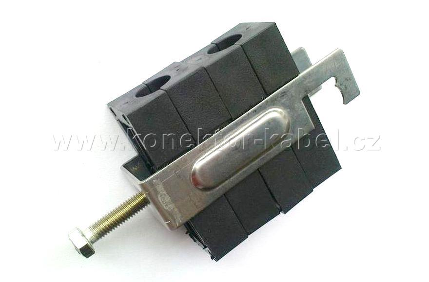 Kabelový úchyt QCC UNI pro D 10,5 mm, dvojitý