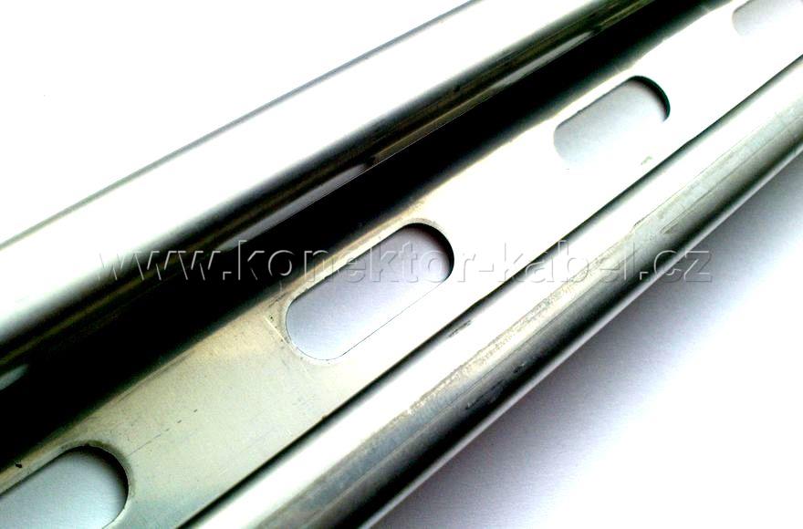 C - Profil, nerez, V2A, 290 mm, 5 drážek